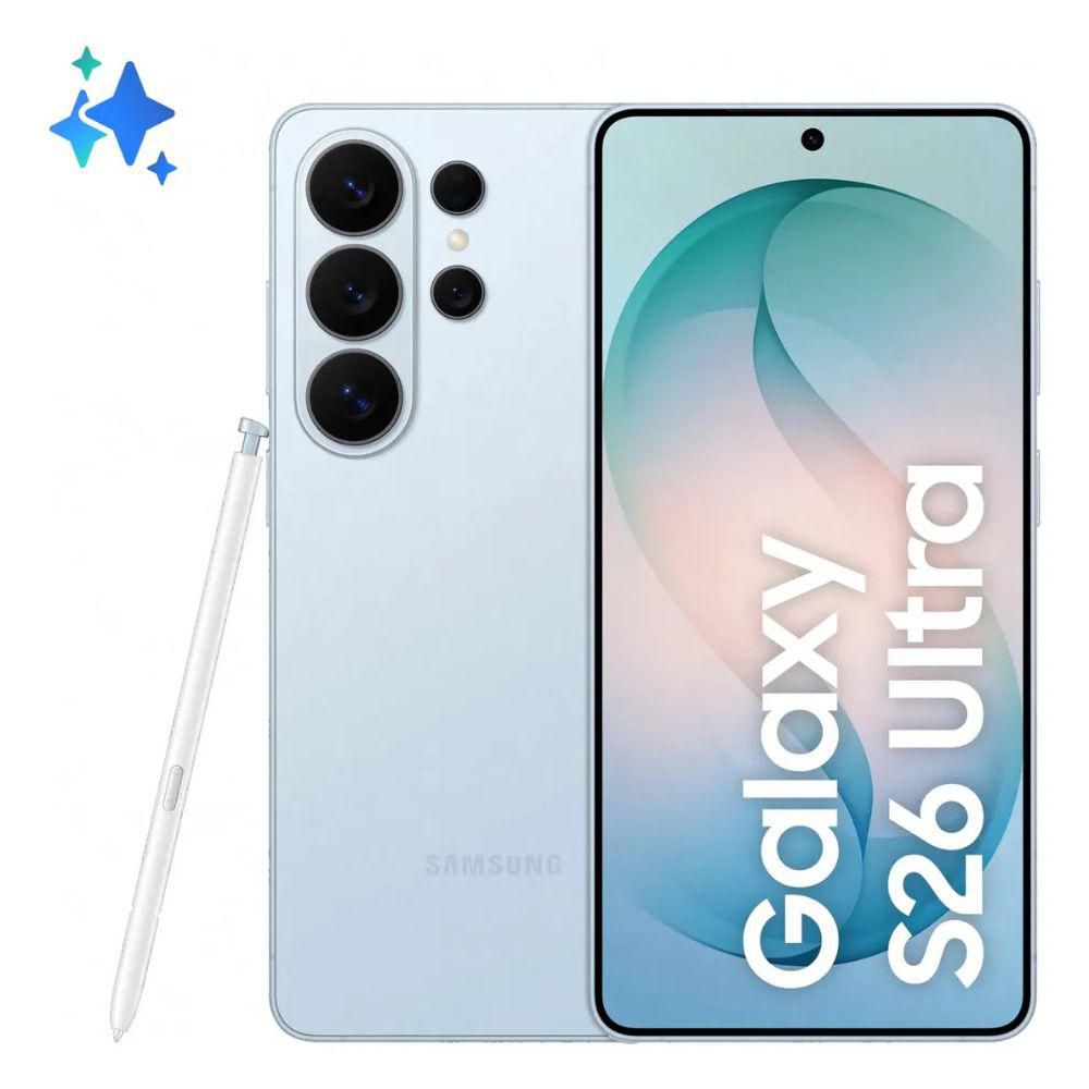 Samsung Galaxy S26 Ultra 16/1TB Azul Sky Blue 5G - IA y Zoom 100x