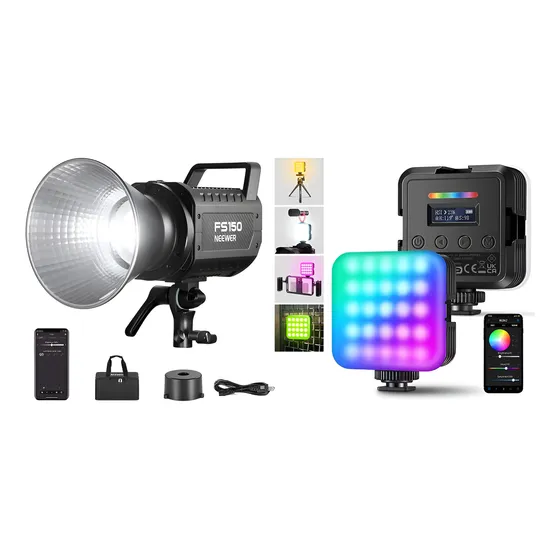 Neewer Luz de Video LED Bicolor COB