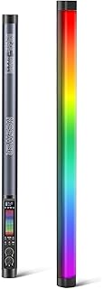 NEEWER TL60 Tubo Luz RGB, 20 W RGBWW a Todo Color Iluminación LED Vídeo, para Estudio Foto Grabación Streaming, App Control/2,4 G/DMX, 7 Efectos de Píxeles, 18 Escenas, 2500-10000 K, CRI97+, TLCI98+