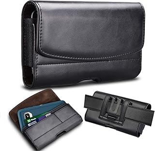 Funda para teléfono Samsung Galaxy S26 Ultra [Ranura para tarjeta incorporada], funda para cinturón, presilla para cinturón, clip para cinturón, cierre magnético, funda horizontal de cuero para