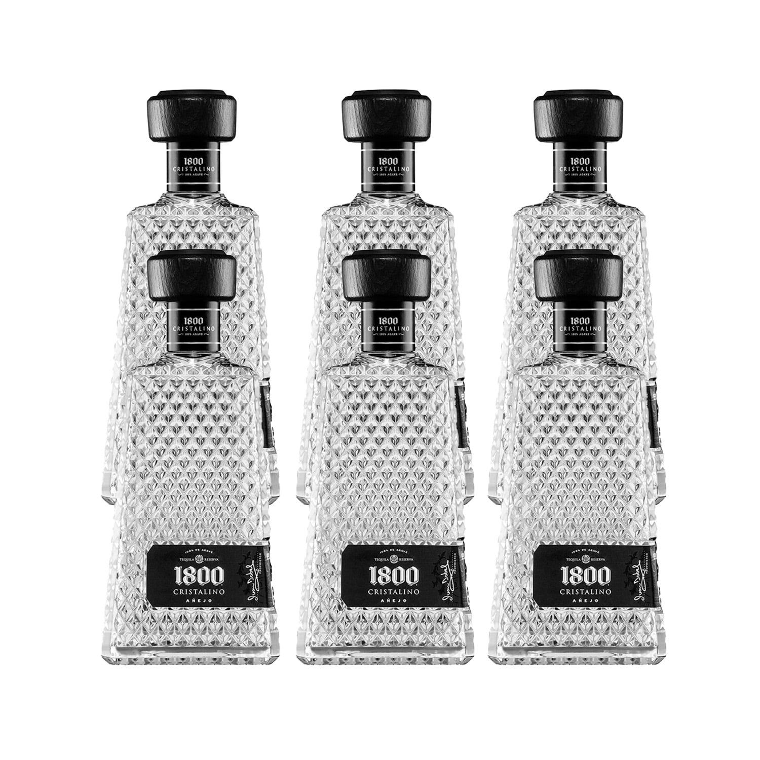 Tequila 1800 Añejo Cristalino 700ml
